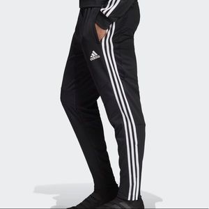Adidas football striped joggers